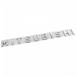 36CM ABS Auto Esiosa Tagumine Pagasiruumi Embleem Mitsubishi Lancer Pajero ASX Outlander Eclipse Cross Galant Mirage L200 Colt jaoks Kleebised h&otilde;be