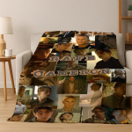Drew Starkey Rafe Cameron Flanellitekk Pehme Soe Tekk Visketekk Magamistuppa elutuppa Voodi Reisimine Piknik Kingitus laps 180x230cm