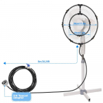 V&auml;litingimustes ventilaator jahutuss&uuml;steem udupihustiga Uduventilaatori otsikute komplekt Veepihusti ventilaatoripihusti 6 eemaldatava otsikuga Vesi