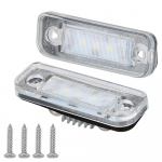 1 paar 3528SMD Auto numbrim&auml;rgituli Auto tarvikud Mercedes-Benz W203 W211 C219 R171 CLS SLK jaoks 12V 2,8W 2PCS