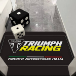 T-Triumph Mootorratta Logo Uksematt Laste Toa Magamistoa Kaunistus R&otilde;du Libisemisvastane Uksematt Elutoa Uksematt AlaVaip 80cm x 120cm