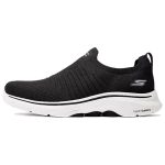 Skechers Go Walk 7 Mugavad Retro Mitmek&uuml;lgsed Hingavad Toetusega Madalad Vabaajajalatsid Meeste toss Must 216634-BLK 43.5 black