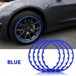 Universaalne rattarummu kaitser&otilde;ngas 17/18/19/20/21 tolli 4 tk Volkswageni, Fordi, Toyota, Suzuki, Honda, Tesla Model 3 Y S X, BMW jaoks 16 inch sinine