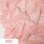 1/3/5M Pronksit&auml;htede Mustriga Krepp&scaron;ifoonkangas 100D Organza T&uuml;llkangas DIY Hanfu Kleidi Vanaaja Kost&uuml;&uuml;mi Lavadekoor 1M
