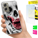 Kaitse&uuml;mbris Motorola Moto G06 / G06 Power jaoks &Uuml;mbris Case Tagak&uuml;lg&uuml;mbris + Klaas
