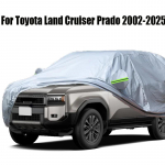 Must t&auml;ielik autokate Toyota Land Cruiser Prado 2002-2025 jaoks Veekindel Maasturi UV-vastane P&auml;ikesekaitse Lumetormi Vihma Tuulekaitse Kate must