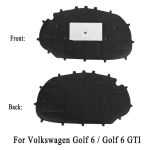 Eesmise kapoti mootori heliisolatsioonipadi Puuvill Volkswagen Golf 6/Golf 7 jaoks Helikindel kate Termiline soojusisolatsioonipadi For Golf 6 white