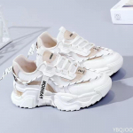 Moodsad paksude talladega v&otilde;rk naiste jooksu-spordi mitmek&uuml;lgsed valged kingad Naiste lihtsad &uuml;hed kingad Tossud Zapatillas De Mujer 35 khaki