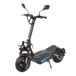 2000W Kokkupandav Elektriroller 60V20Ah Aku 55KM S&otilde;iduulatus 45KM/H Maksimaalne Kiirus Kahekordne Amortisaator H&uuml;drauliline Ketaspidur Maastiku-E-t&otilde;ukeratas T&auml;iskasvanutele must