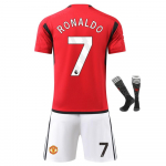 Laste Spordivarustus Manchester Ronaldo Jalgpallis&auml;rk, Chelsea Stiilis, Pol&uuml;ester, Punane 110-120 CM punane