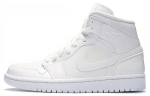 Jordan 1 Mid Triple White Naiste BQ6472-111 37.5 white