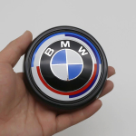 1 tk 3D ABS Kroom Must Tagumine Pagasiruumi Embleem Alusega BMW Sinise ja Valge Logoga X5 E70 F15 X4 F26 X6 E71 F16 X3 F25 knpc33 X5 X6-F16 F15