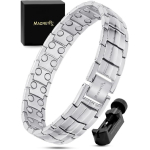 MagnetRX&reg; magnetilised k&auml;ev&otilde;rud meestele - EllipseMAX 5x tugevus 5000 Gaussi magnetid - Disainitud USA-s ja patent ootel - Esmaklassiline titaanist meestele 2X Strength - Classic (3, h&otilde;be