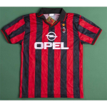1994 AC Milan Vintage V&otilde;&otilde;rsiluss&auml;rk 1995-96 Hooaeg Albertini Martini Bambaresi Retro Jalgpallis&auml;rk Small punane