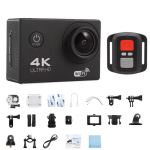 4K tegevuskaamera 1080P/30FPS WiFi 2,0 170D veealune veekindel kiiver, videosalvestuskaamera spordikaamerad v&auml;listingimustes kasutatavad minikaamerad must