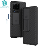 NILLKIN Samsung Galaxy S21 S20/S21 Ultra/Plus S20 FE A51 A71 Note 20 Ultra jaoks, Kaamera objektiivi kaitsega liugkatte for Samsung A71 4G black