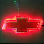 LED-tulega auto tagumine pagasiruumi embleem 17 x 5,5 cm Chevrolet Malibu Cruze Orlando Sail Captiva Equinox Trax Lacetti Cavalier jaoks Kleebis 17 X 5.5cm
