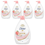 Dove tasakaalustav kehapesu valge virsik 1 kg 5 tk white