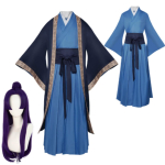 LAOS UWOWO Thee Apothecaryy Diariess Maomao Tantsukleit Cosplay Kost&uuml;&uuml;mikleit Halloweeni Kost&uuml;&uuml;m XXL black