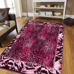 Leoparditr&uuml;kiga vaip elutoa kaunistamiseks Kaasaegne abstraktne kodukontori suur ala vaipkate Kaunistus Pehme magamistoa salongi p&otilde;randamatt 80x120cm