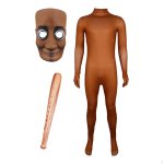Halloweeni kost&uuml;&uuml;m Bodysuit Unisex Uudsus Romper Peole S&uuml;nnip&auml;evale Karnevalile 110cm 160cm brown