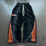 Y2k Mood Triibulised P&uuml;ksid Uued Ameerika Retro Hip Hop Mehed Naised Jooksup&uuml;ksid Pingutusn&ouml;&ouml;riga Dressip&uuml;ksid &Uuml;lem&otilde;&otilde;dulised Cargo P&uuml;ksid Streetwear XXL white