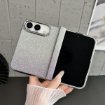 iPhone DUO 18Fold Gradient V&auml;rvi S&auml;deleva Telefonikott iPhone 18 Foldile Uus Luksuslik Hinge Kaitsekattega Bumper PC Kate iPhone Ultra lilla