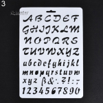 T&auml;ht T&auml;hestik Number &Otilde;&otilde;nes &scaron;abloonid Maalimine Scrapbooking Paberkaardid K&auml;sit&ouml;&ouml; #3