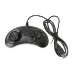 Klassikalise juhtmega USB-m&auml;ngupuldi 6 nupuga m&auml;ngukontrolleri joypadi k&auml;epide SEGA M2D jaoks 1