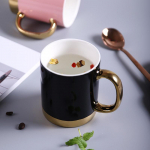 380 ml Creative Mug keraamika P&otilde;hjamaade kohvitassi paarikruus sangaga Kruus 8.5&times;9.5cm