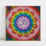 Mandala teemantmaaling Teemantmosaiik T&auml;isekraan Lilled Teemanttikandid Looduspildid 30x30