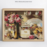 Teemantmaal 5D DIY lilledega kivist teemanttikandid ristpistes 20X30CM