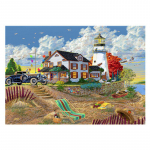 DIY teemantmaal t&auml;isring Rhinestone House 5D tikandid ristpistes 20X30CM