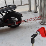 Super Wind vargusvastane jalgratta ketaspidurite lukk juhtmega Xiaomi M365 elektrilise rolleri jaoks