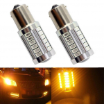2tk/1tk auto P21W BA15S 1156 33 Smd Led 5630 auto piduripirnid p&auml;evatuled auto taga pirn Automaatne tagurduslamp 2Pcs