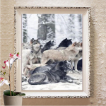 5D Teemantmaal Ristpistes T&auml;isruudukujuline Teemanttikandid Mosaiikkomplekt Pilt Seinakunst Full Round 20X30CM