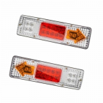 2tk tagatuli haagis auto veoauto tagumine piduri peatuse suunatuli 12V/24V 131LED 24V valge