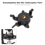 Swashplate komplekt RC helikopteri osa WLtoys V950 RC helikopterile must