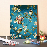 DIY Painting numbrite j&auml;rgi L&otilde;uendinumbrid &Otilde;limaal Numbrid Maalimine Digitaalne &otilde;limaal Kodukaunistus 40x50cm no frame