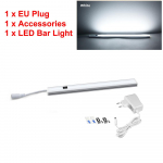 EL pistikuga k&ouml;&ouml;gilamp LED-kapivalgusti k&auml;sitsi p&uuml;hkimisanduri l&uuml;litiga DC12V magamistoakapp LED-&ouml;&ouml;valgusti 1X30CM valge