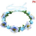 Beebit&uuml;drukute kroonlillede p&auml;rga juuksepael Lastele pruudi lilleline peapael