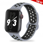 Spordi silikoonrihm Apple Watchi rihm 44 mm 40 mm 42 mm 38 mm 44 mm kellarihm Hingav k&auml;ev&otilde;ru Apple k&auml;ekell 6 rihm iWatch 5 4 3 se 42 or 44 mm&M-L