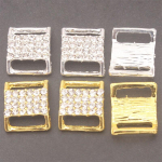 20 tk. Kivikiviga metallist pandlad bikiinirinnahoidja kaunistamiseks isetehtud v&ouml;&ouml;r&otilde;ngad &otilde;mbluskoti tarvikud 15x12mm 20pc Mixed