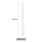 1paar 304 roostevabast terasest s&ouml;&ouml;gipulgad Korduvkasutatavad h&otilde;bedased s&ouml;&ouml;gipulgad P&otilde;letusvastased kullast metallist s&ouml;&ouml;gipulgad Sushi toidupulgad h&otilde;be