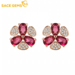 SACE GEMS Vasesulamist tuuleveski k&otilde;rvar&otilde;ngad mood Naiste lihtsad tsirkoonist k&otilde;rvar&otilde;ngad ehted roosa kuldne v&auml;rv