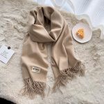 Talvine naiste sall Naiste luksuslik kaubam&auml;rk Sallid Lady Tassel Bandana Naiste soliidne sall