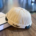 Kvaliteetne hip-hop melonist m&uuml;ts Kapott isa m&uuml;tsid Mood Meeste Docker Cap Retro Sailor Cap Beanie M&uuml;tsid Meeste Naiste Soe Bucket Kork &Auml;&auml;risteta m&uuml;ts 56-58cm