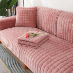 &Uuml;hev&auml;rviline libisemiskindel diivani kate Paks pehme pl&uuml;&uuml;s diivanipadja r&auml;tik elutoa m&ouml;&ouml;bli jaoks Decor Slipcovers diivanikatted 70x120cm 1pcs