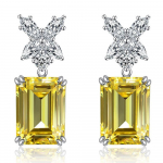 Gica Gema Paraiba K&otilde;rvar&otilde;ngad Naistele 925 Sterling Silver Unikaalne disain Romantiline Peen K&otilde;rvar&otilde;ngad Ehted Pulmapeokingitused Uus Trend 10*14mm sinine