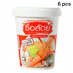 Suesat Cup kiirnuudel Tom Yum Kung maitsega, ilma MSGta, 65 gx 6 tk &ndash; Tai toit 65 g x 6 pcs